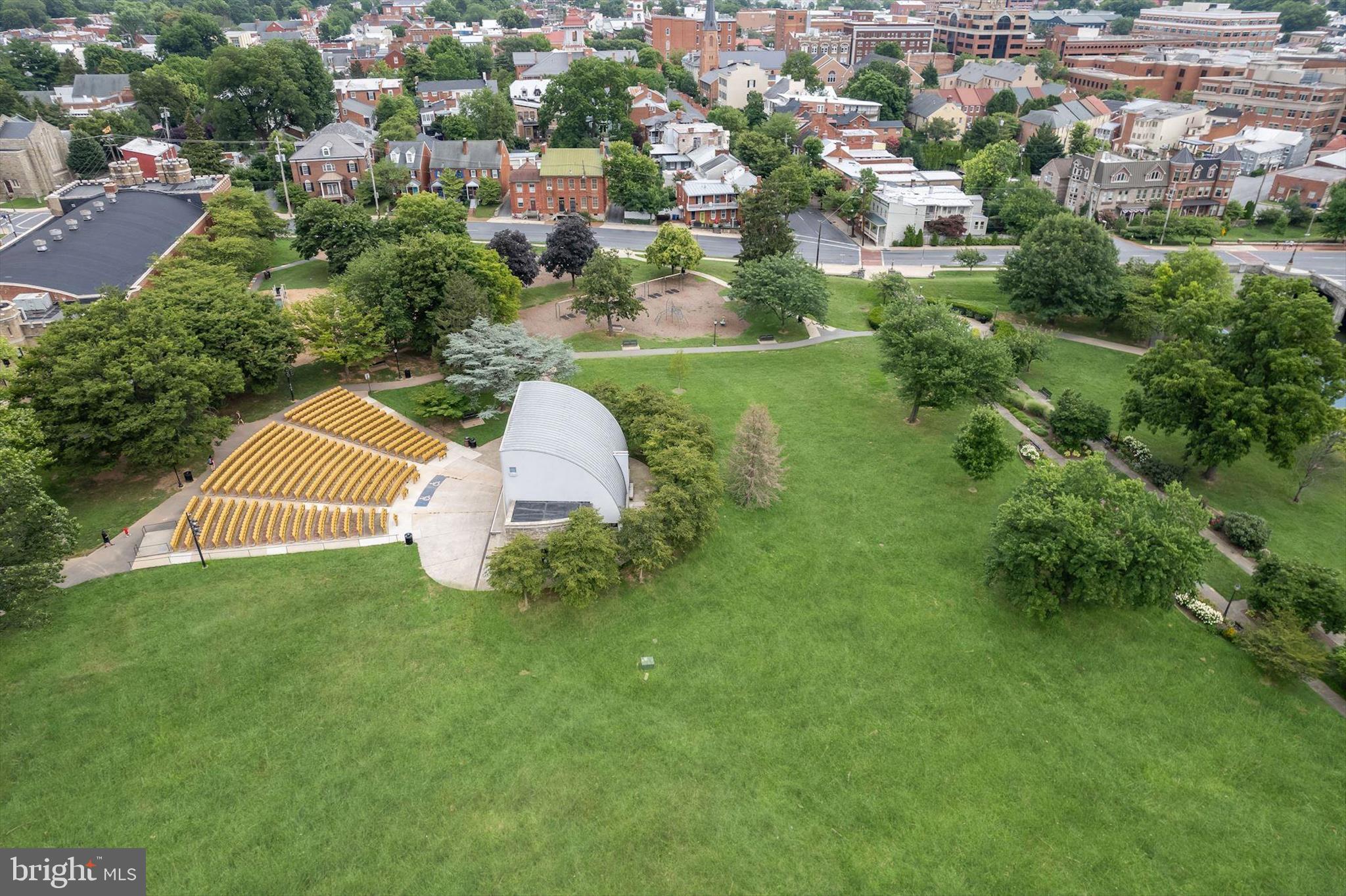 1631 Shookstown Road Frederick, MD 21702 - Photo 66 of 69 an aerial view of residential house with outdoor space and trees all around