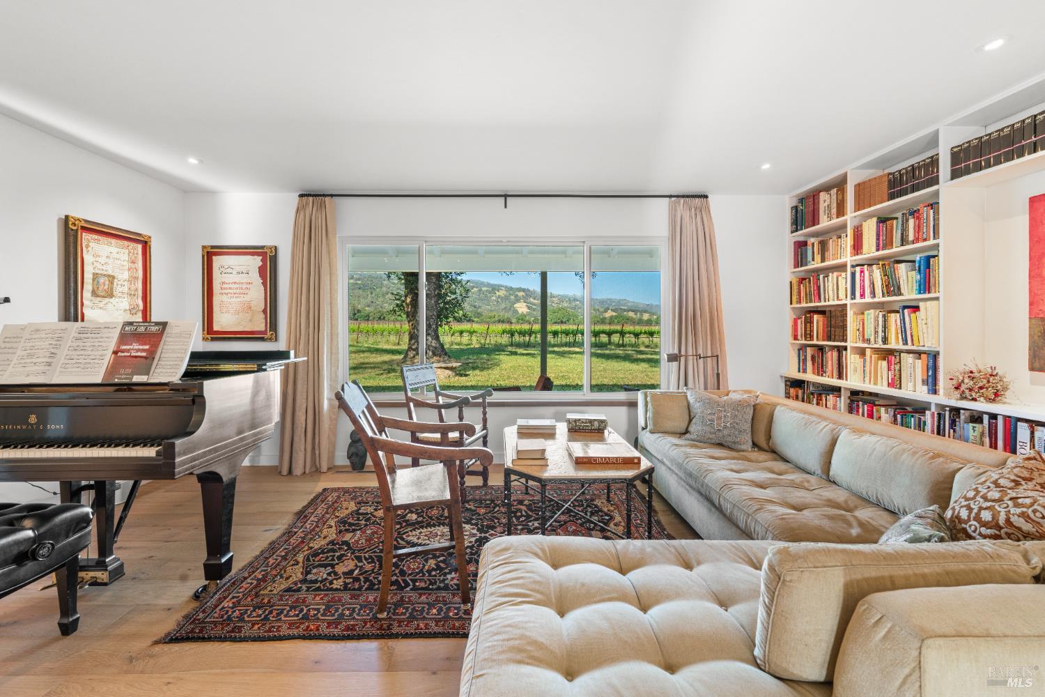 21800 River Road Geyserville, CA 95441 - Photo 4 of 30 a living room with furniture and a large window