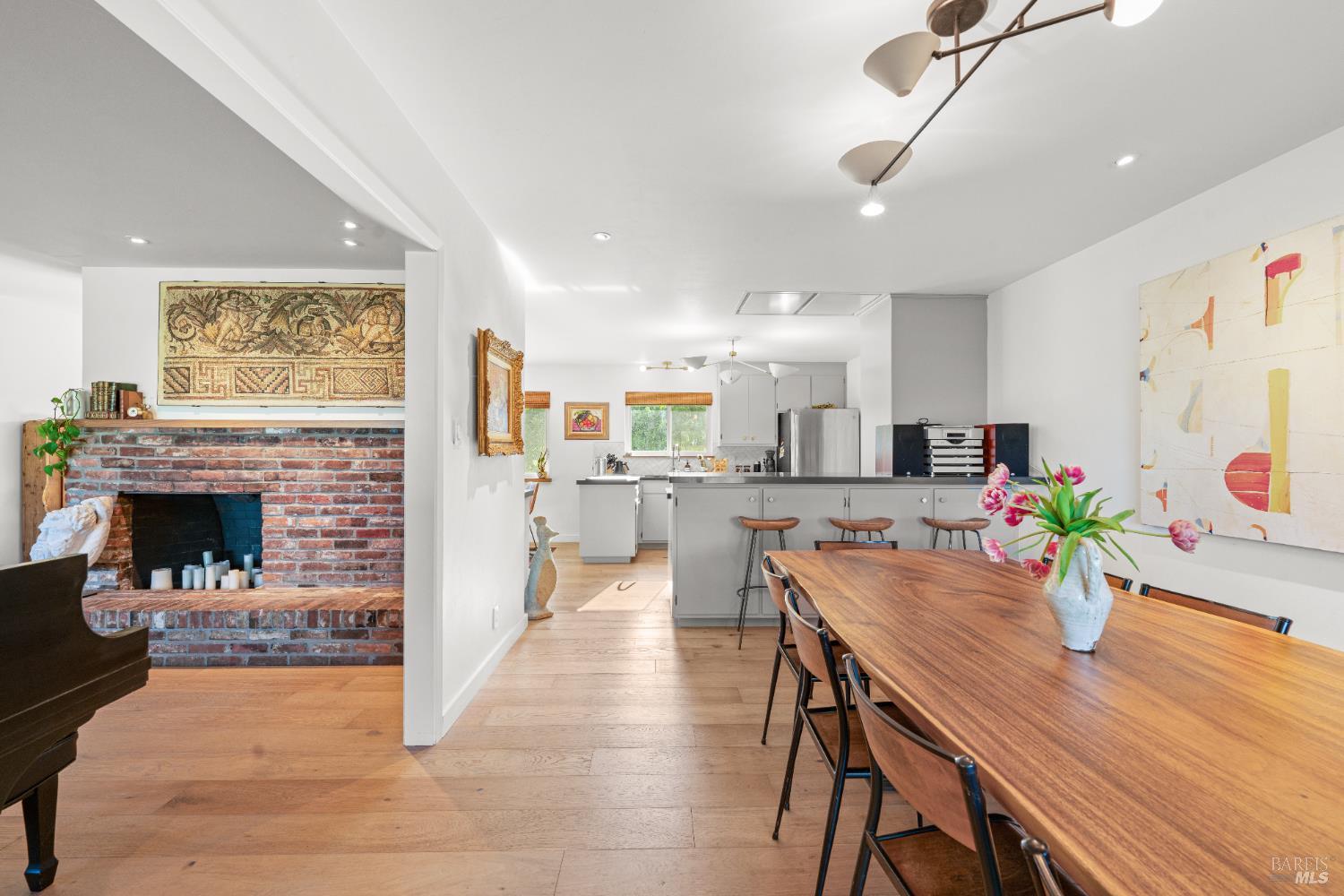 21800 River Road Geyserville, CA 95441 - Photo 10 of 30 a living room with furniture and a fireplace