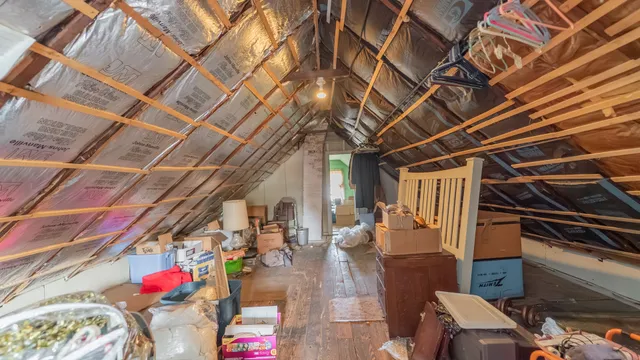 a view of storage and utility room