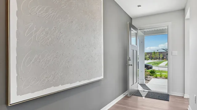 a view of an entryway