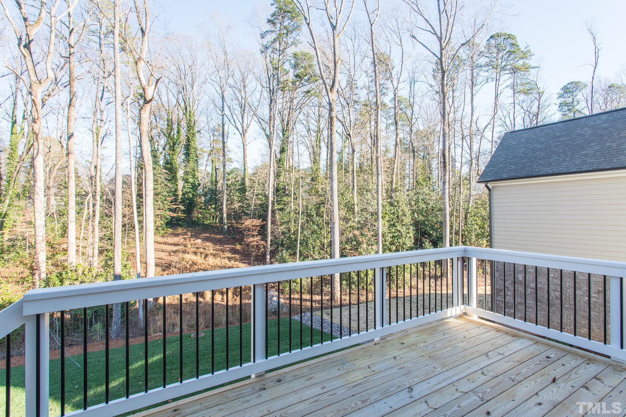 3820 Noremac Drive Raleigh, NC 27612 - Photo 14 of 46 a view of balcony with wooden floor
