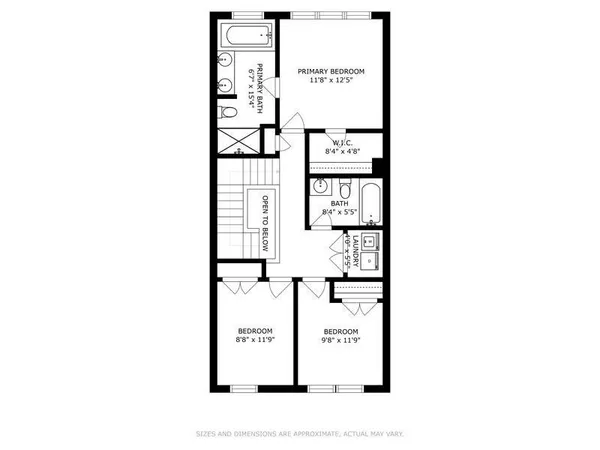 a picture of a bench in front of a building