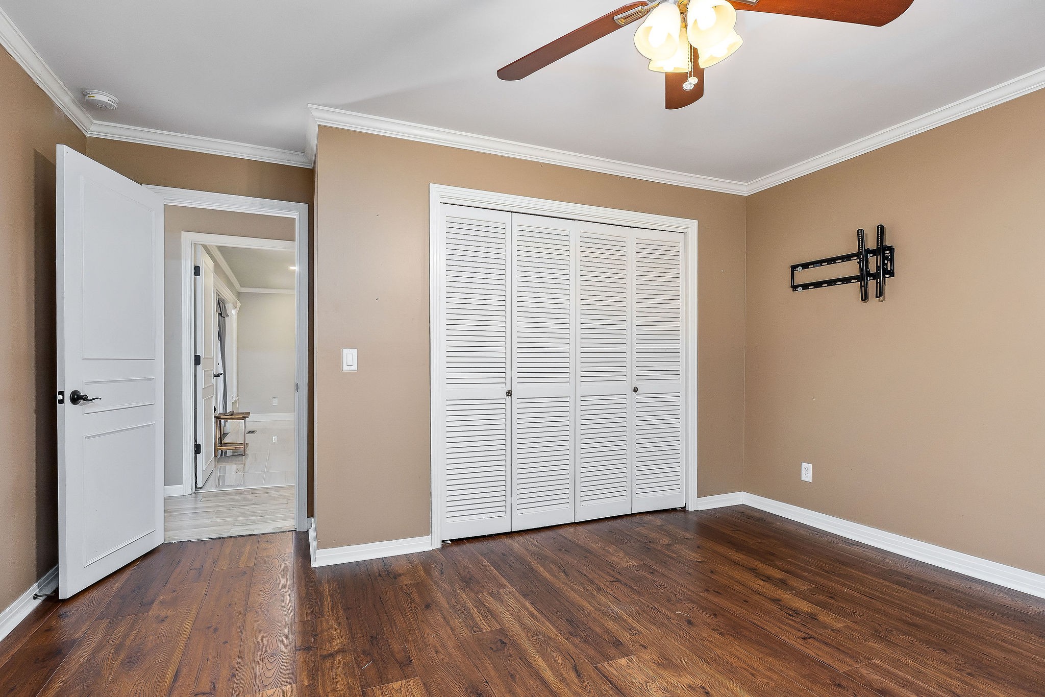 727 Timber Lane Cookeville, TN 38501 - Photo 13 of 68 wooden floor in an empty room with a window