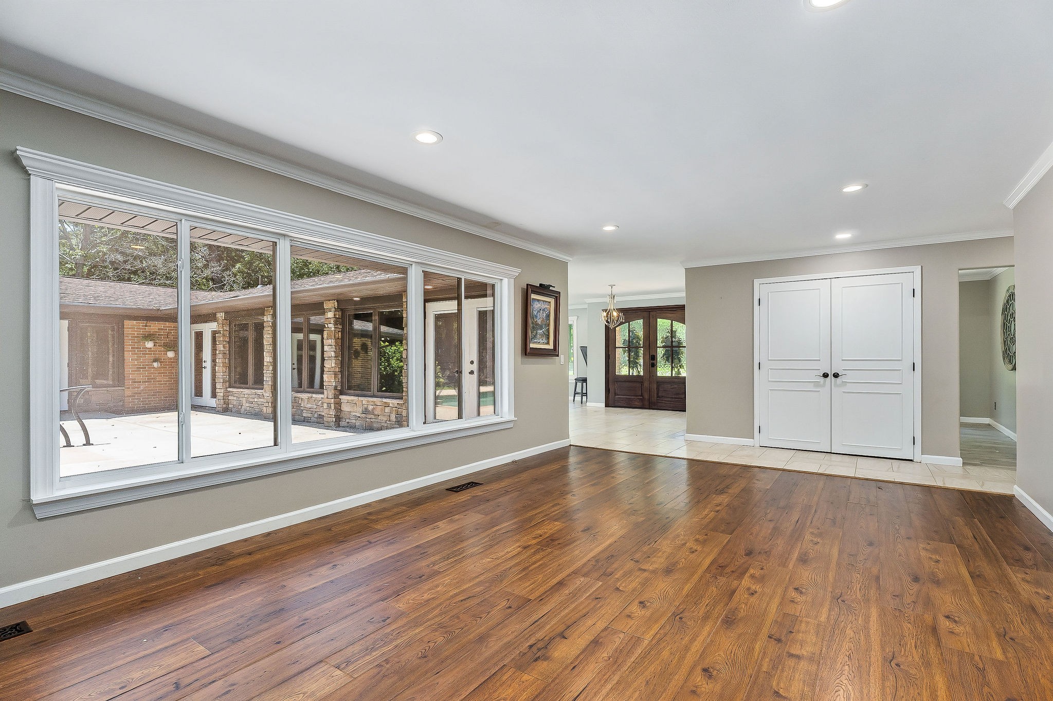 727 Timber Lane Cookeville, TN 38501 - Photo 28 of 68 a view of an empty room with wooden floor and a window