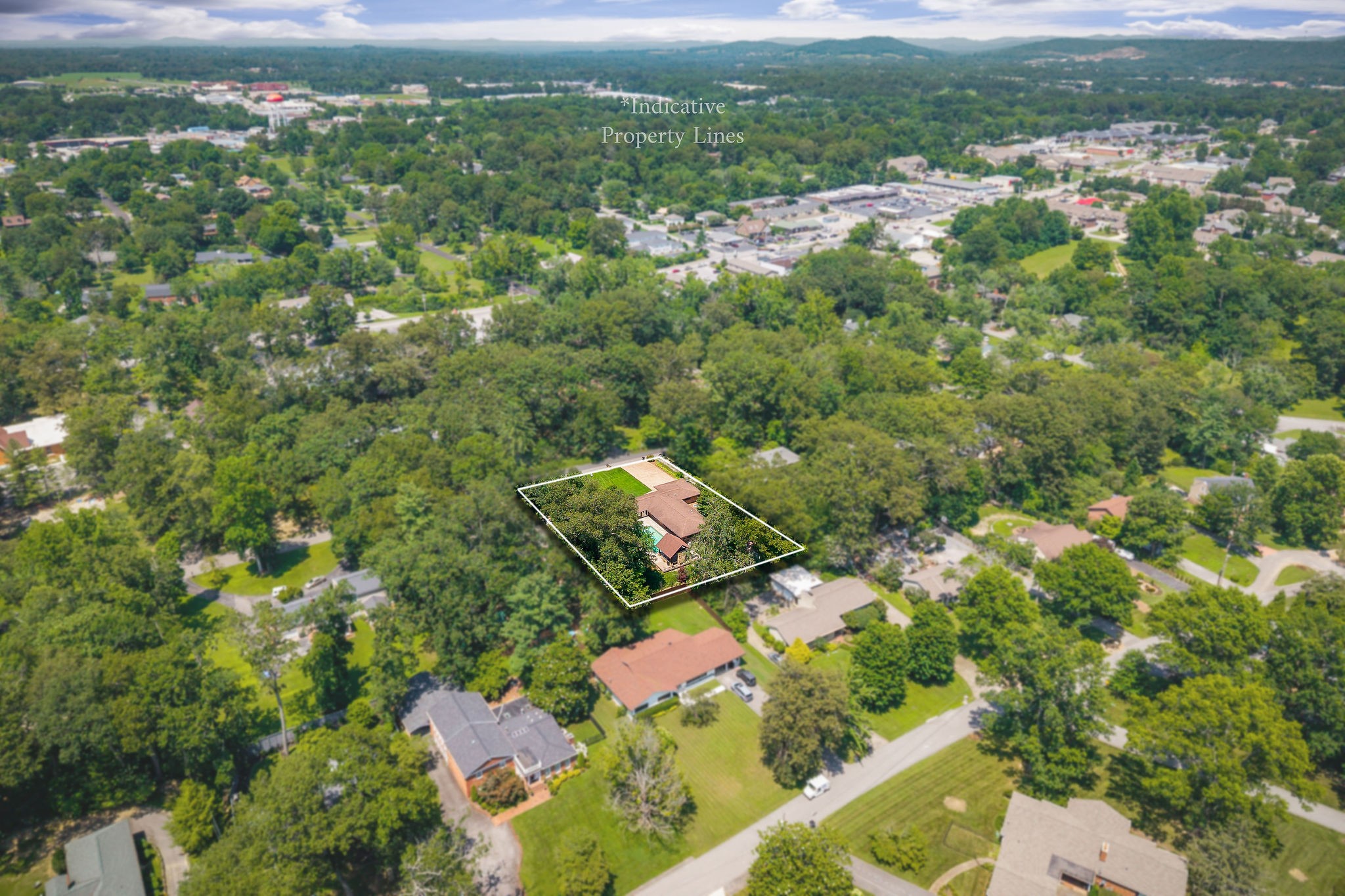 727 Timber Lane Cookeville, TN 38501 - Photo 68 of 68 an aerial view of residential houses with outdoor space and trees
