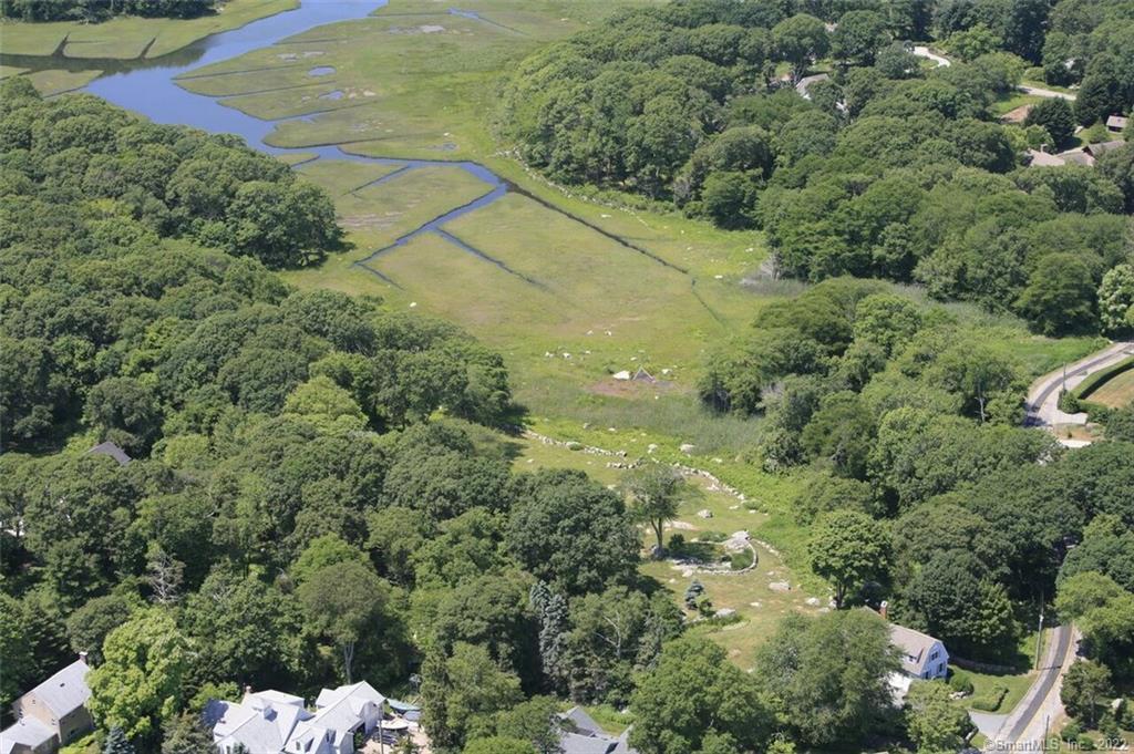 3 School House Road Stonington, CT 06355 - Photo 1 of 1 Aerial view of marsh and School House Road