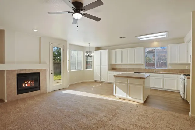 a view of a room with a wardrobe space