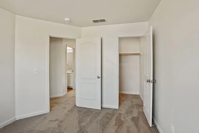 a view of hallway with natural light