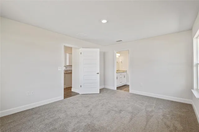 a view of an empty room