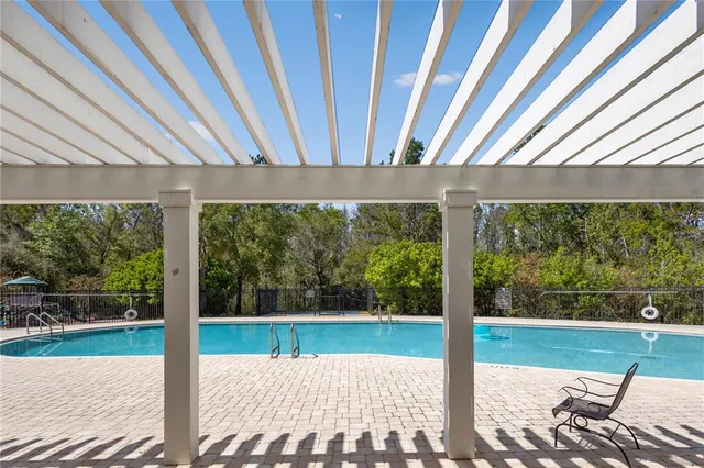 a view of a porch with a yard