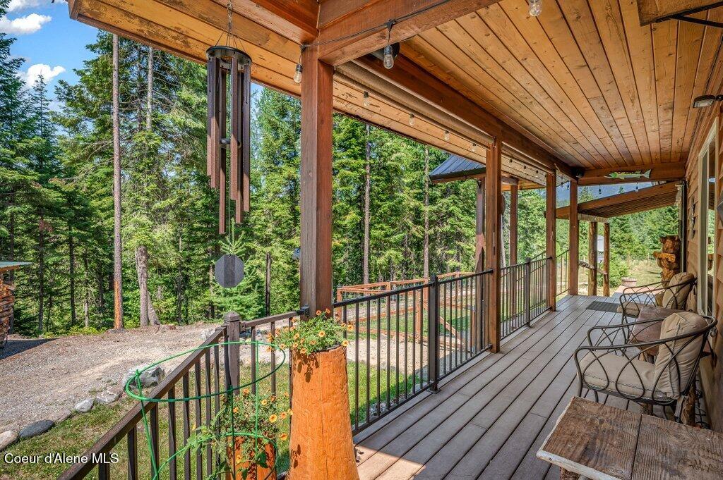 627 Gray Wolf Road Moyie Springs, ID 83845 - Photo 24 of 39 Peaceful covered porch