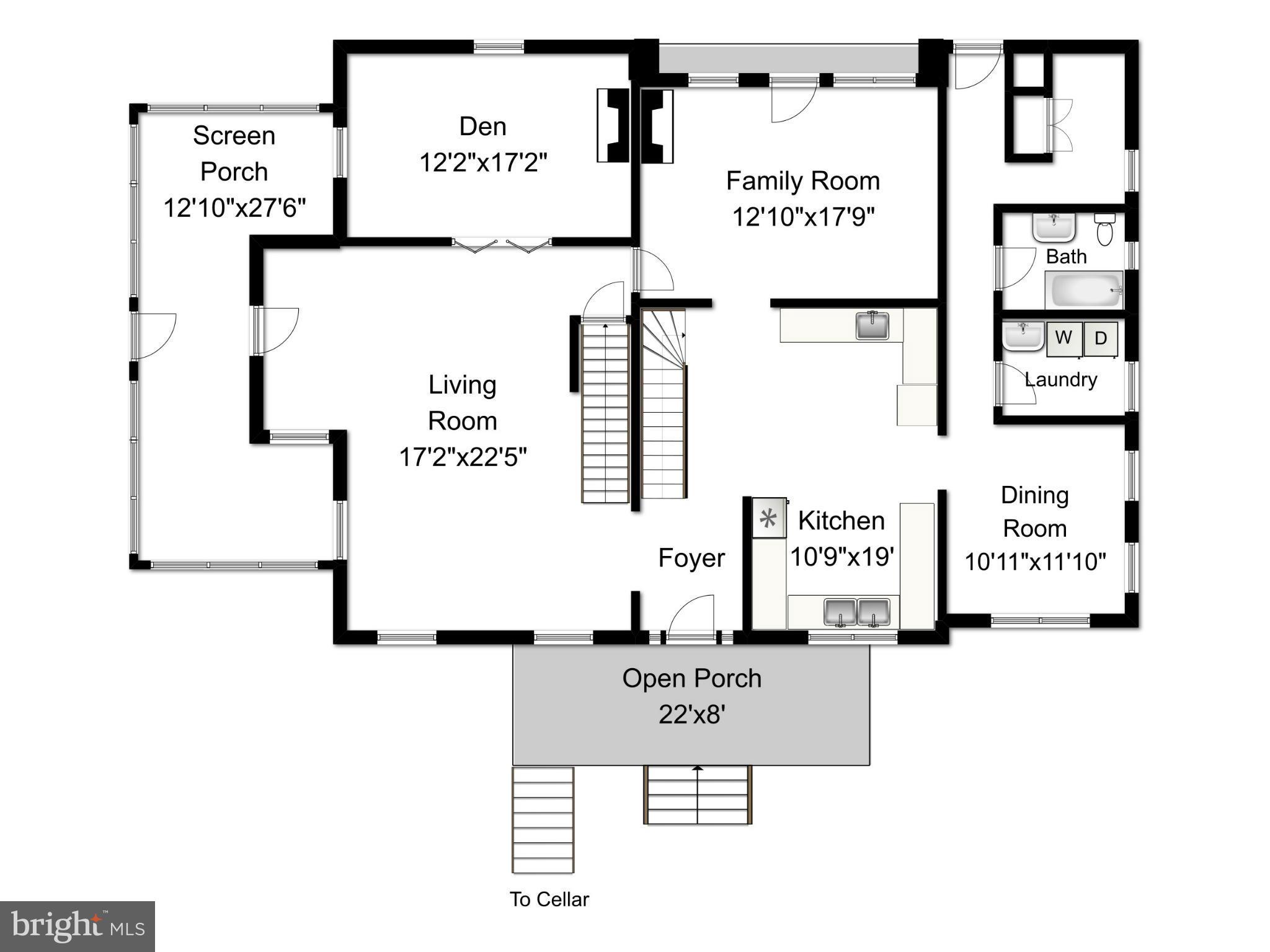 6700 Newman Road Clifton, VA 20124 - Photo 30 of 30 Main Level Floorplan... take the VIrtual Tour!
