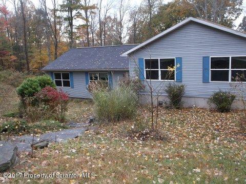 385 Rattlesnake Hill Road Meshoppen, PA 18630 - Photo 3 of 24 a front view of house with yard and trees around