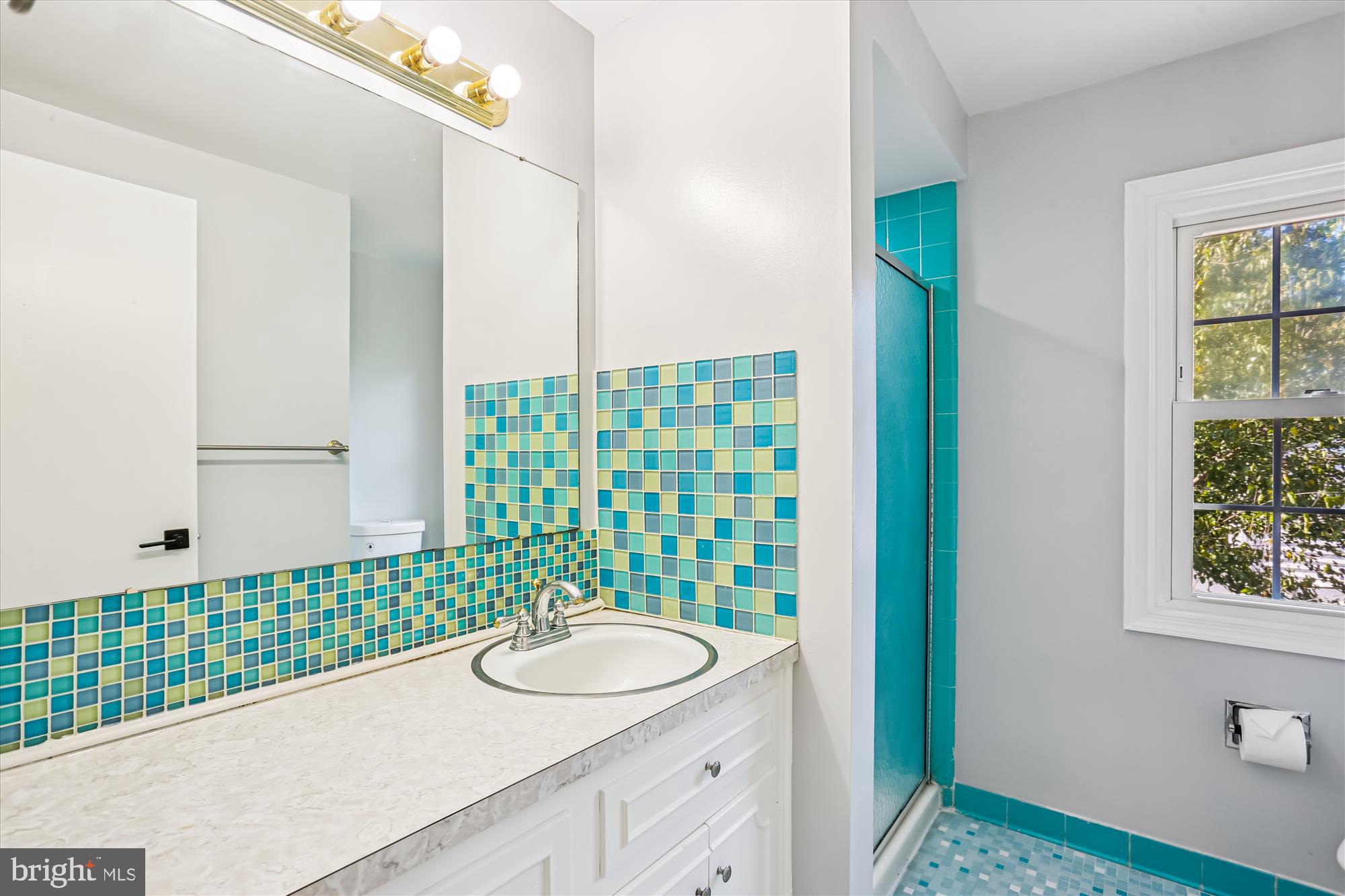 9017 Falls Chapel Way Potomac, MD 20854 - Photo 40 of 70 a bathroom with a sink toilet and shower