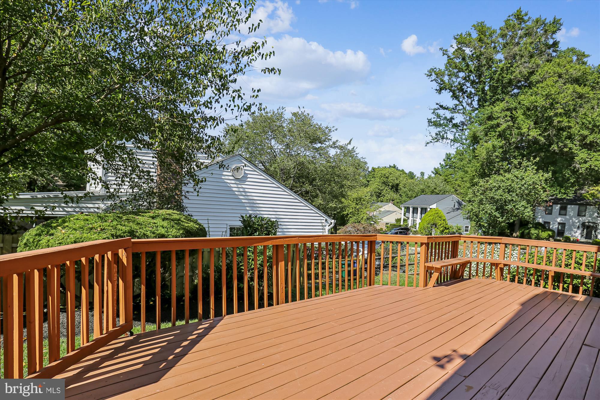 9017 Falls Chapel Way Potomac, MD 20854 - Photo 5 of 70 a view of wooden deck and a yard