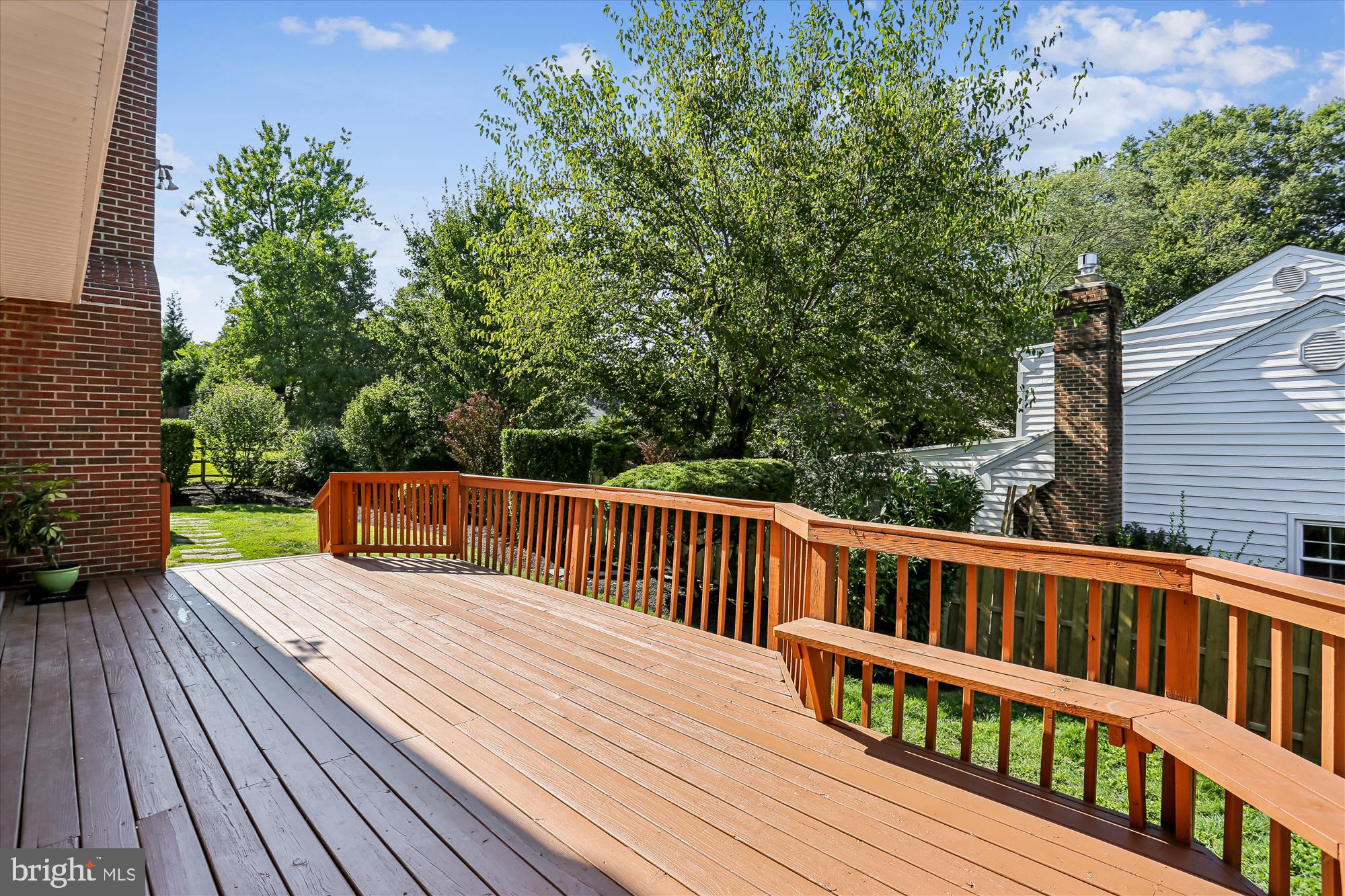 9017 Falls Chapel Way Potomac, MD 20854 - Photo 6 of 70 a view of deck with patio
