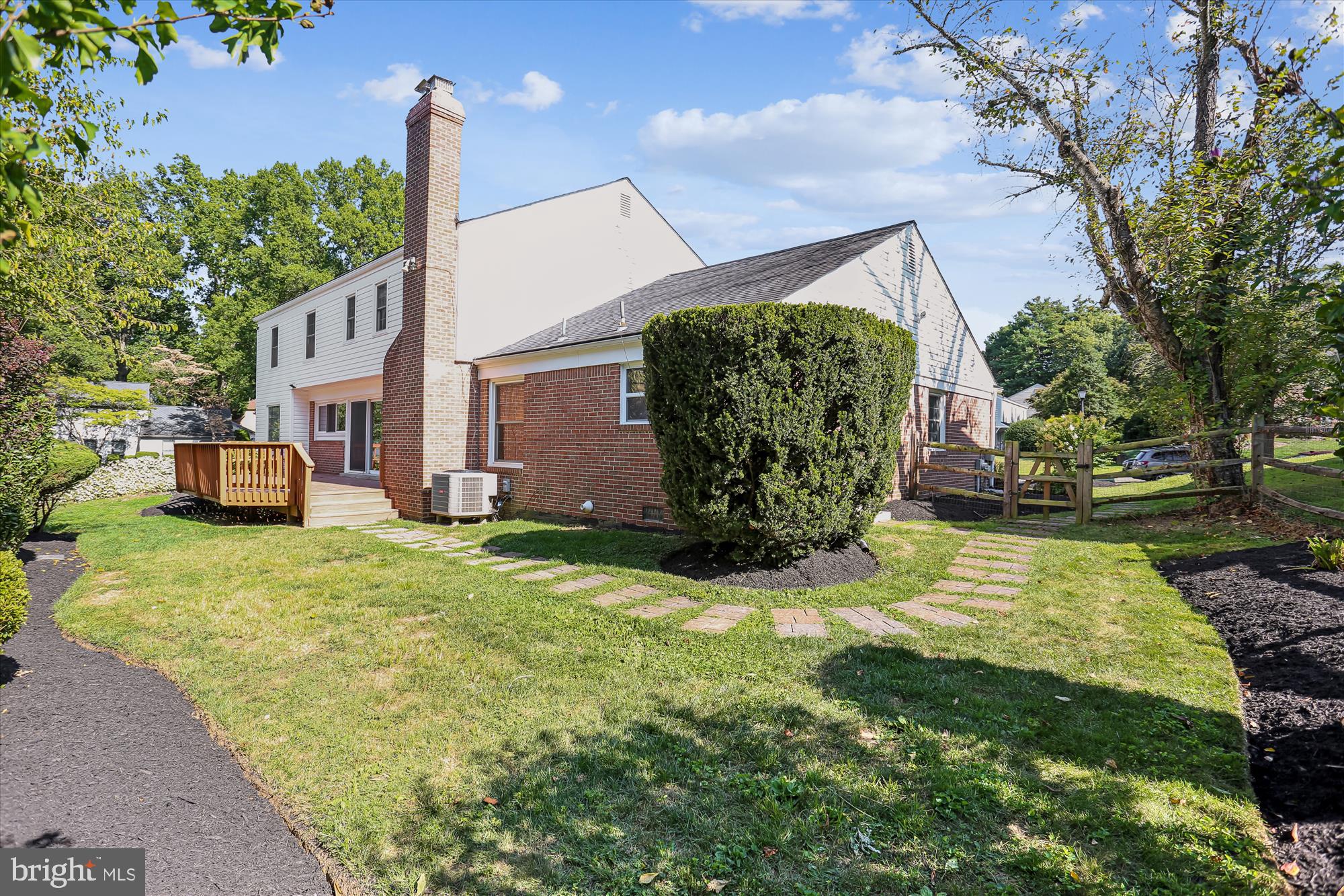 9017 Falls Chapel Way Potomac, MD 20854 - Photo 66 of 70 a view of a backyard with potted plants