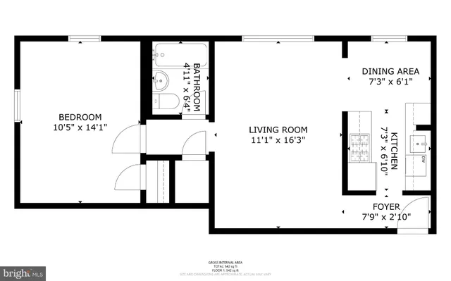 $245,000 | 4581 MacArthur Boulevard Northwest, Unit 103, Washington, DC 20007