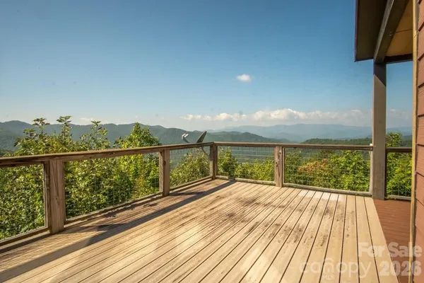 swimming view from balcony