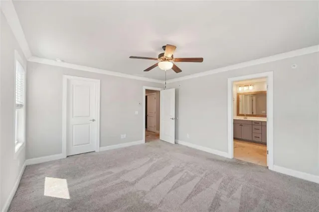 a view of an empty room