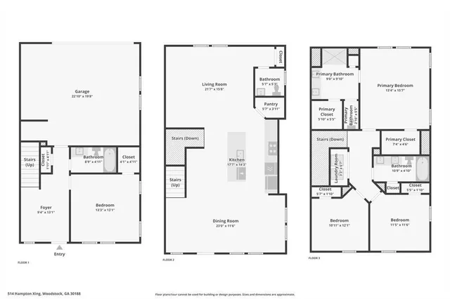 $2,750 | 514 Hampton Crossing, Woodstock, GA 30188