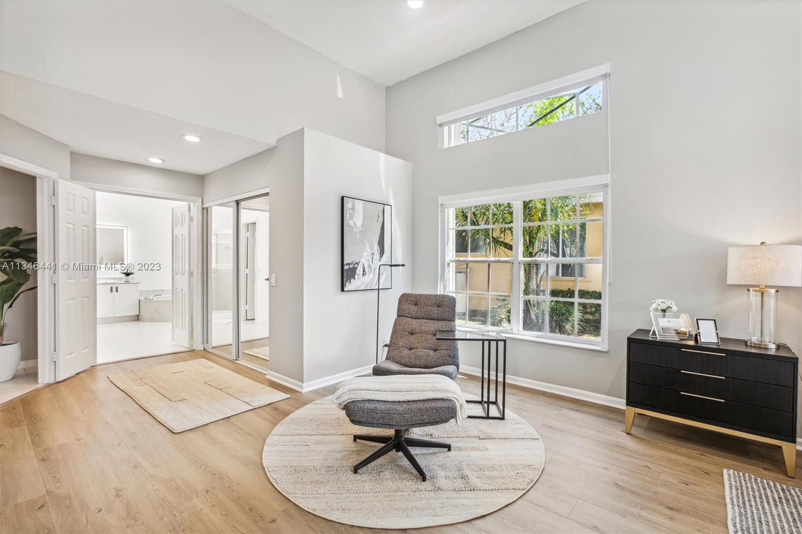 2883 Oakbrook Drive Weston, FL 33332 - Photo 26 of 74 a living room with furniture and a fireplace