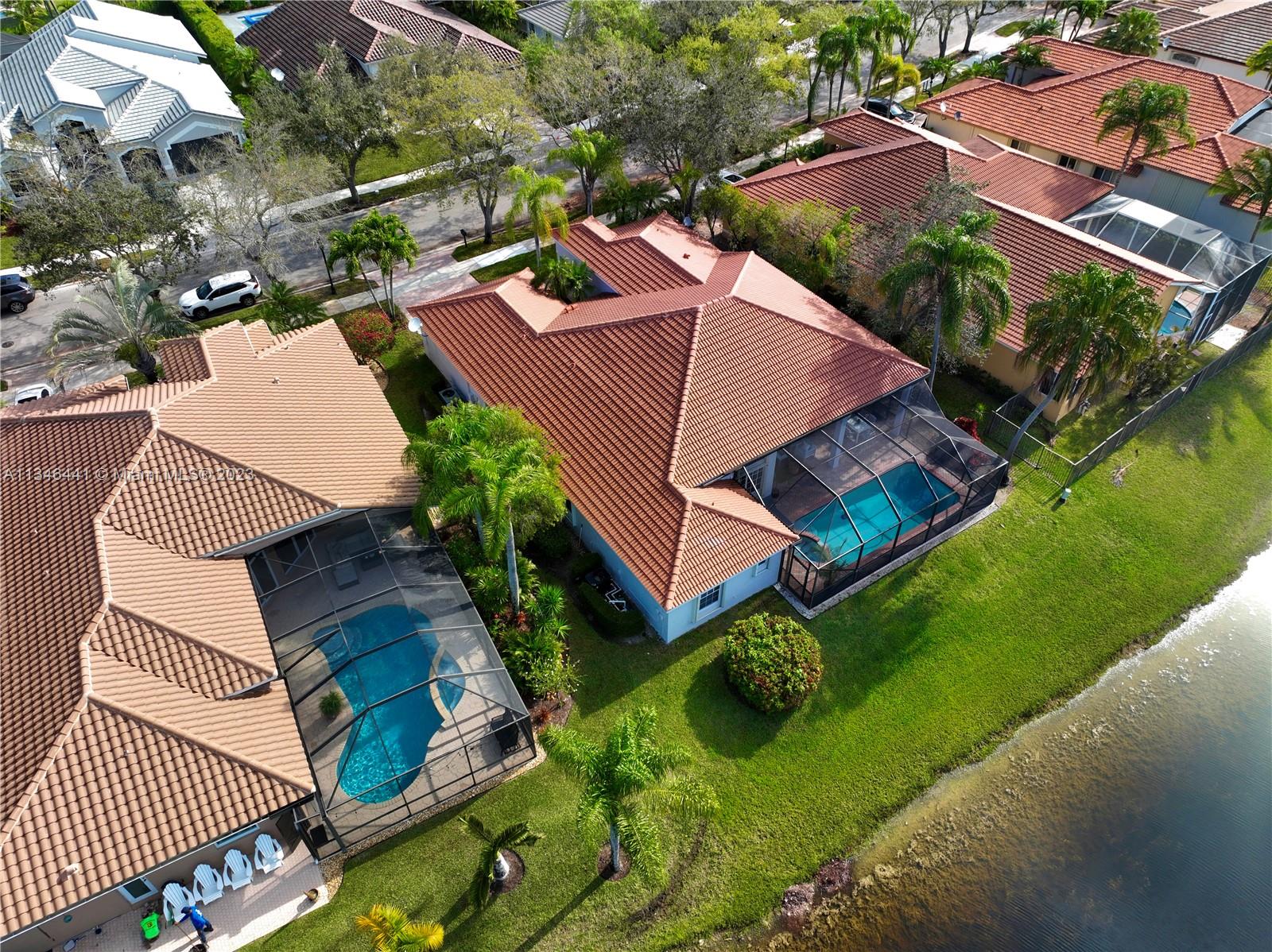 2883 Oakbrook Drive Weston, FL 33332 - Photo 65 of 74 an aerial view of a house