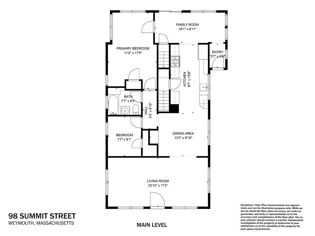98 Summit Street Weymouth, MA 02188 - Photo 28 of 31 a picture of a floor plan