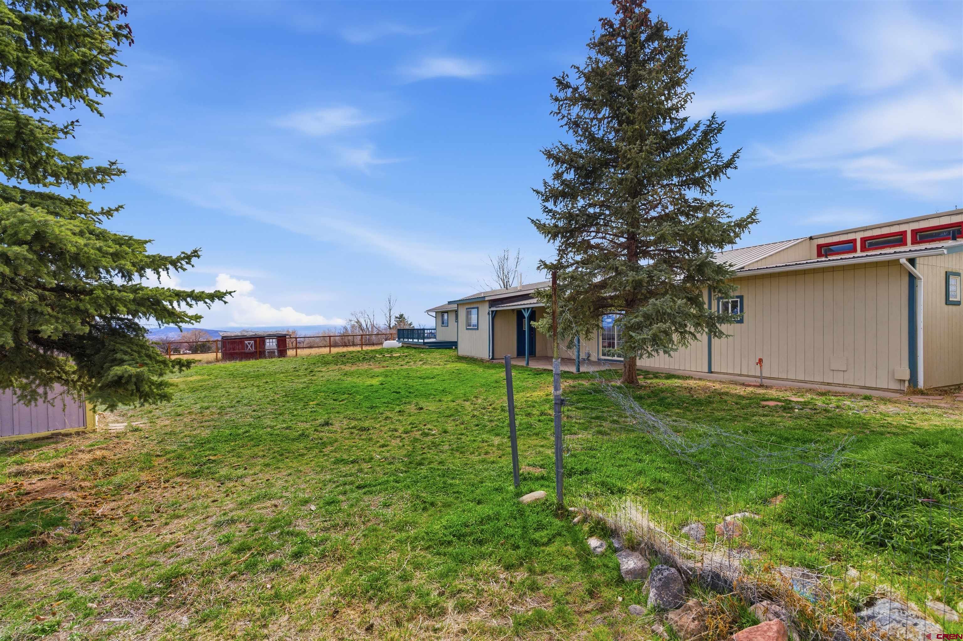 16216 2600th Road Cedaredge, CO 81413 - Photo 33 of 45 a backyard of a house with lots of green space