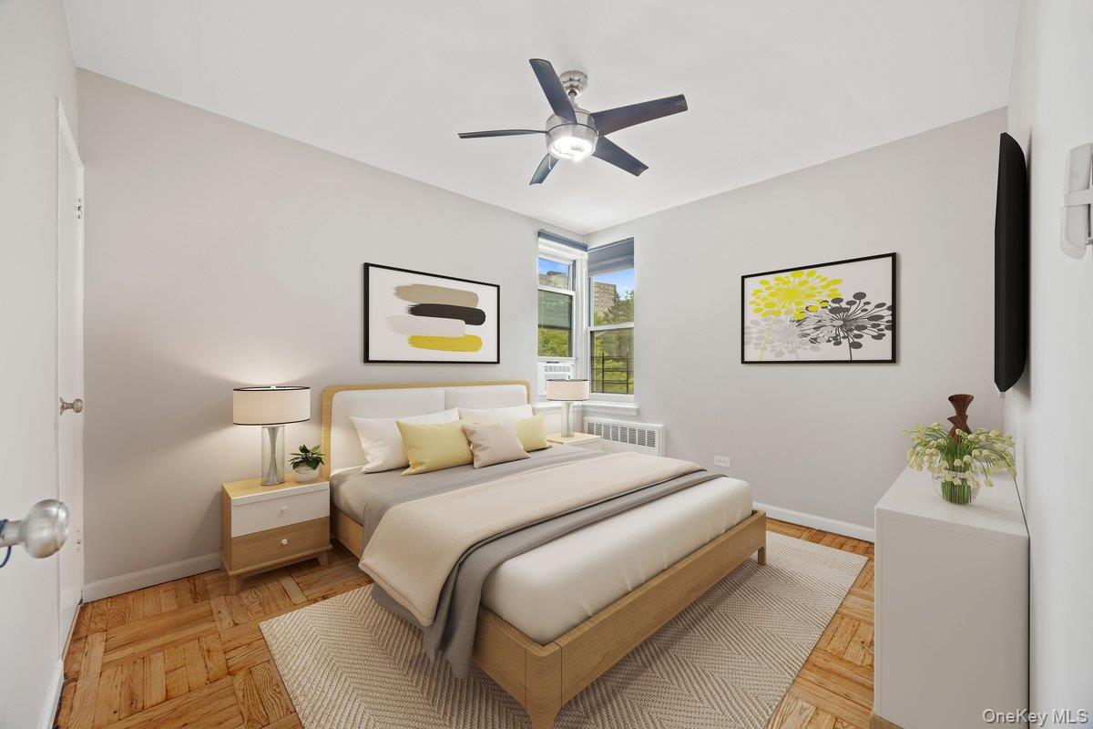 629 Kappock Street, Unit 2A Bronx, NY 10463 - Photo 5 of 36 Bedroom featuring ceiling fan