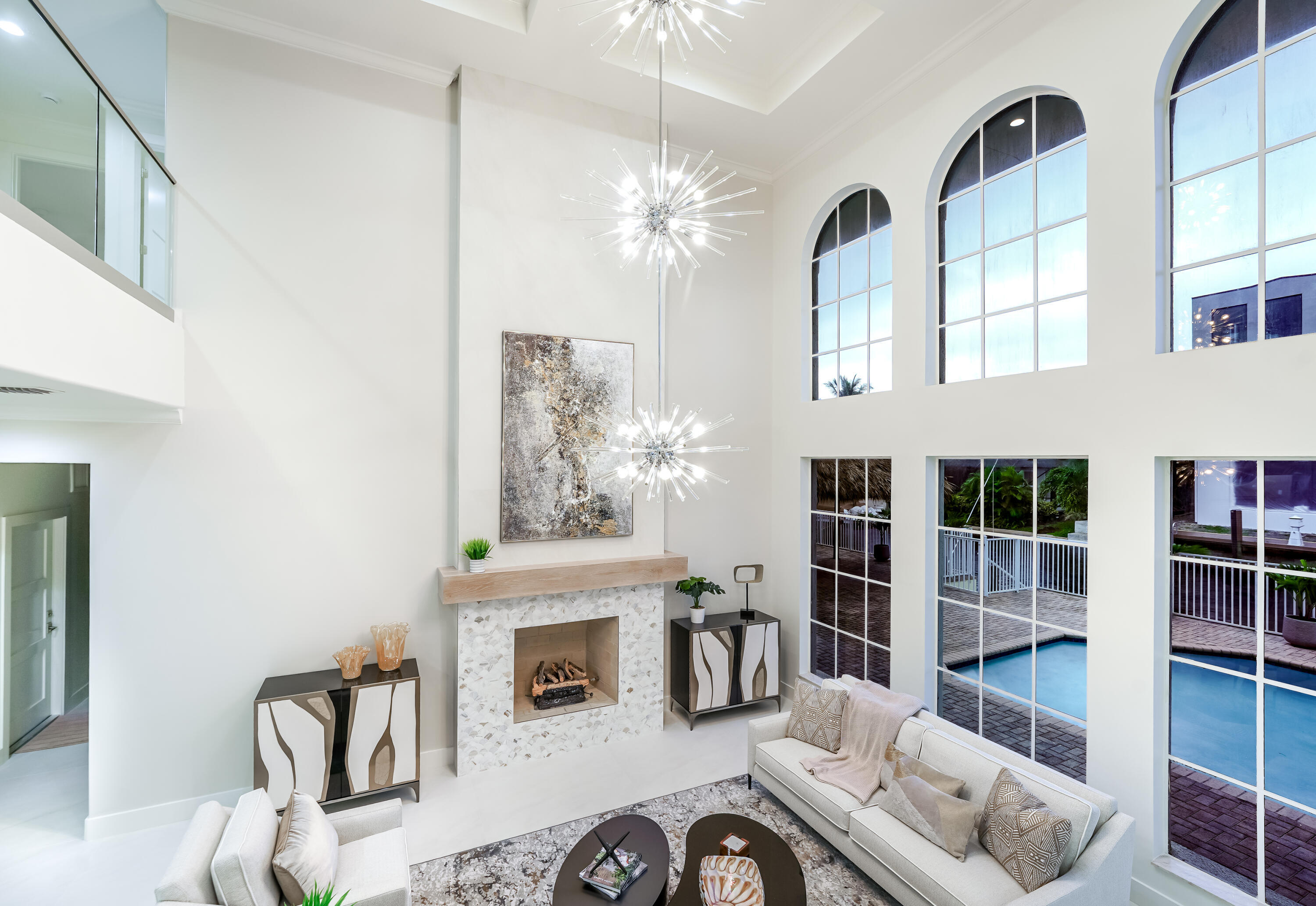 749 Northeast 71st Street Boca Raton, FL 33487 - Photo 4 of 43 a view of a livingroom with furniture and chandelier