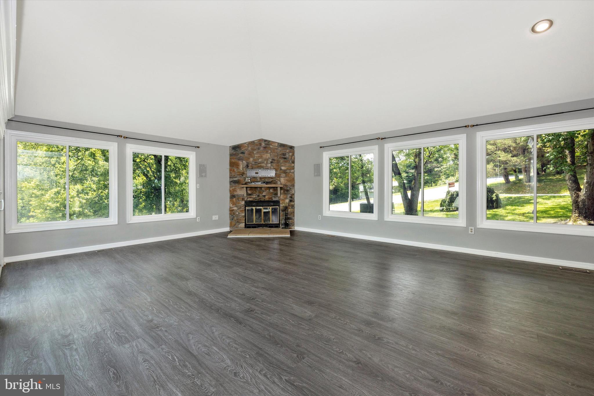 6901 Meadowlake Road New Market, MD 21774 - Photo 4 of 38 Living Room with Wood Burning Fireplace