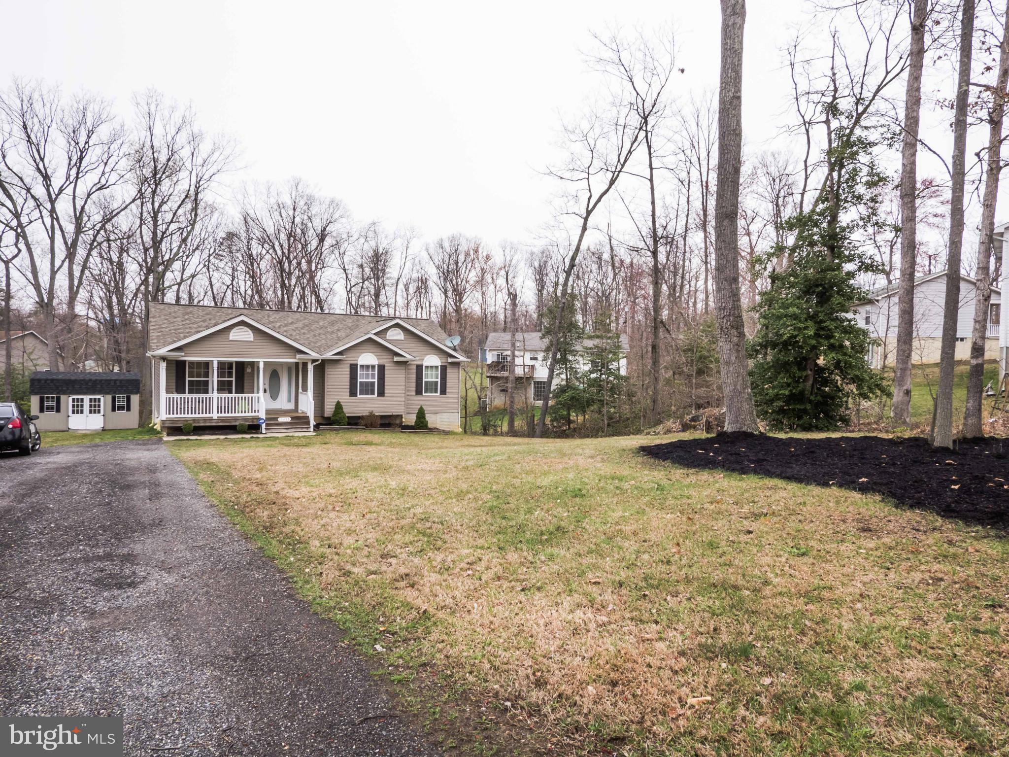 11485 Rawhide Road Lusby, MD 20657 - Photo 28 of 30 Large Front Yard/Driveway