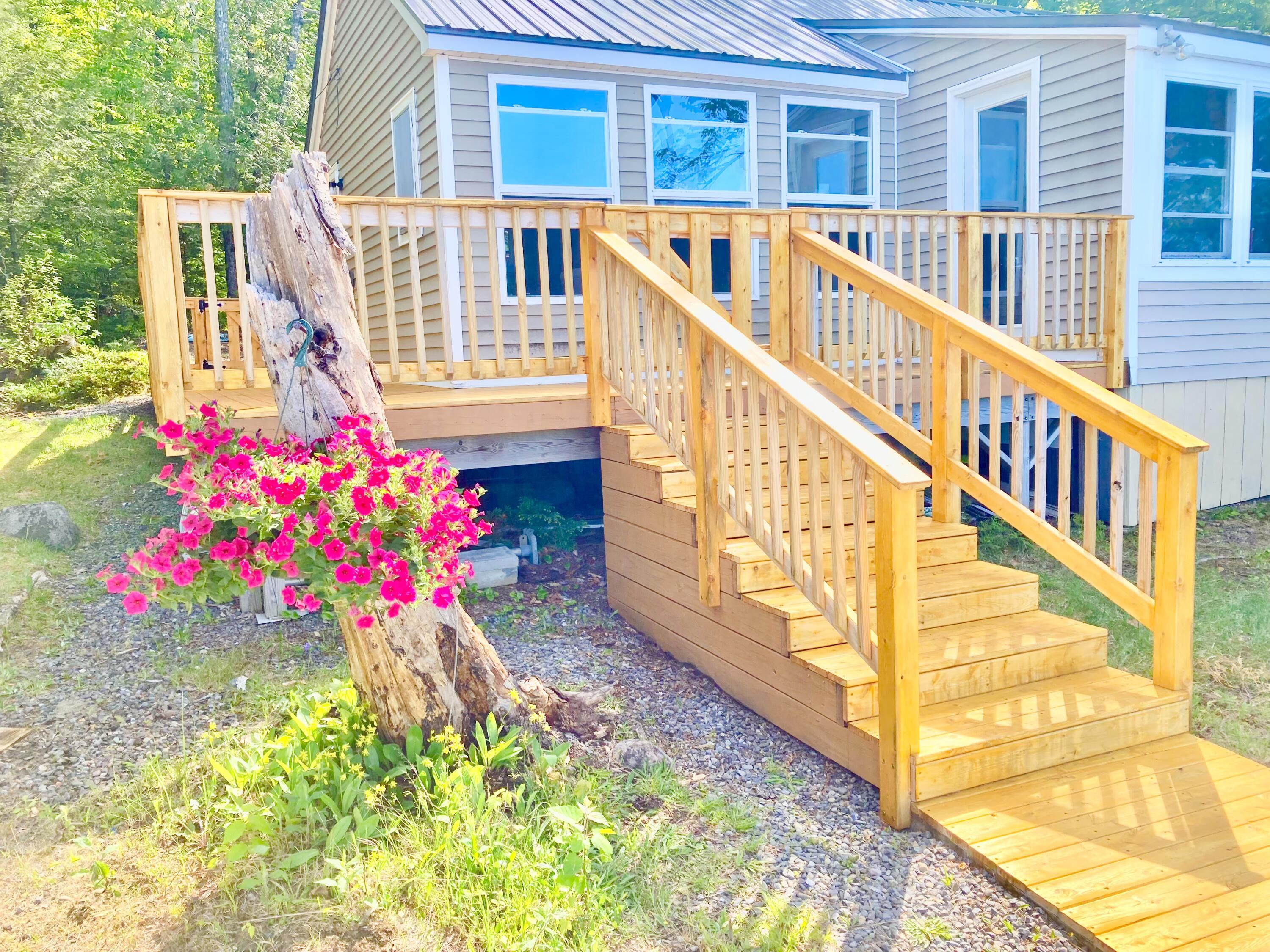 42 South Shore Rd Lake View Milo, ME 04463 - Photo 4 of 118 Decks & Stairs New & Fresh Stain