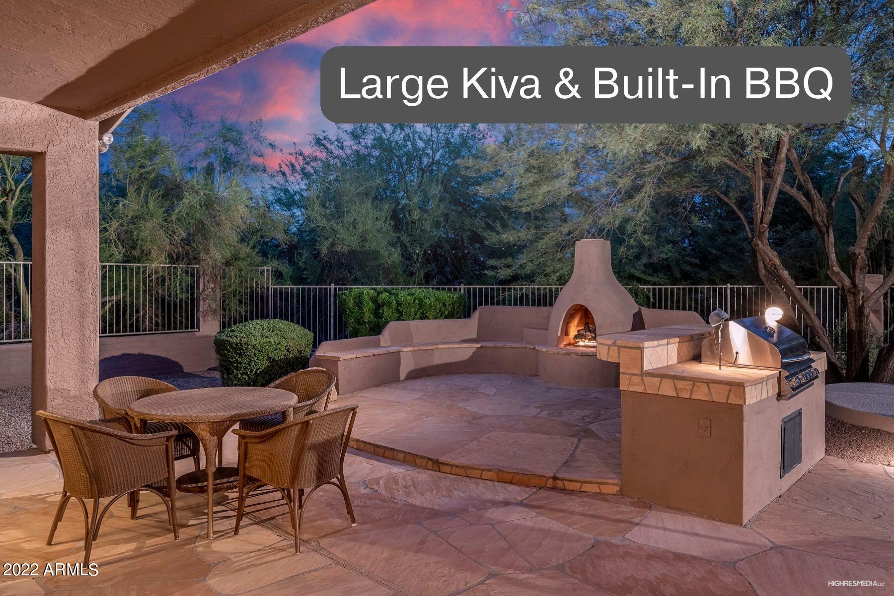 5067 East Sleepy Ranch Road Cave Creek, AZ 85331 - Photo 3 of 44 Large Kiva & Built-In BBQ