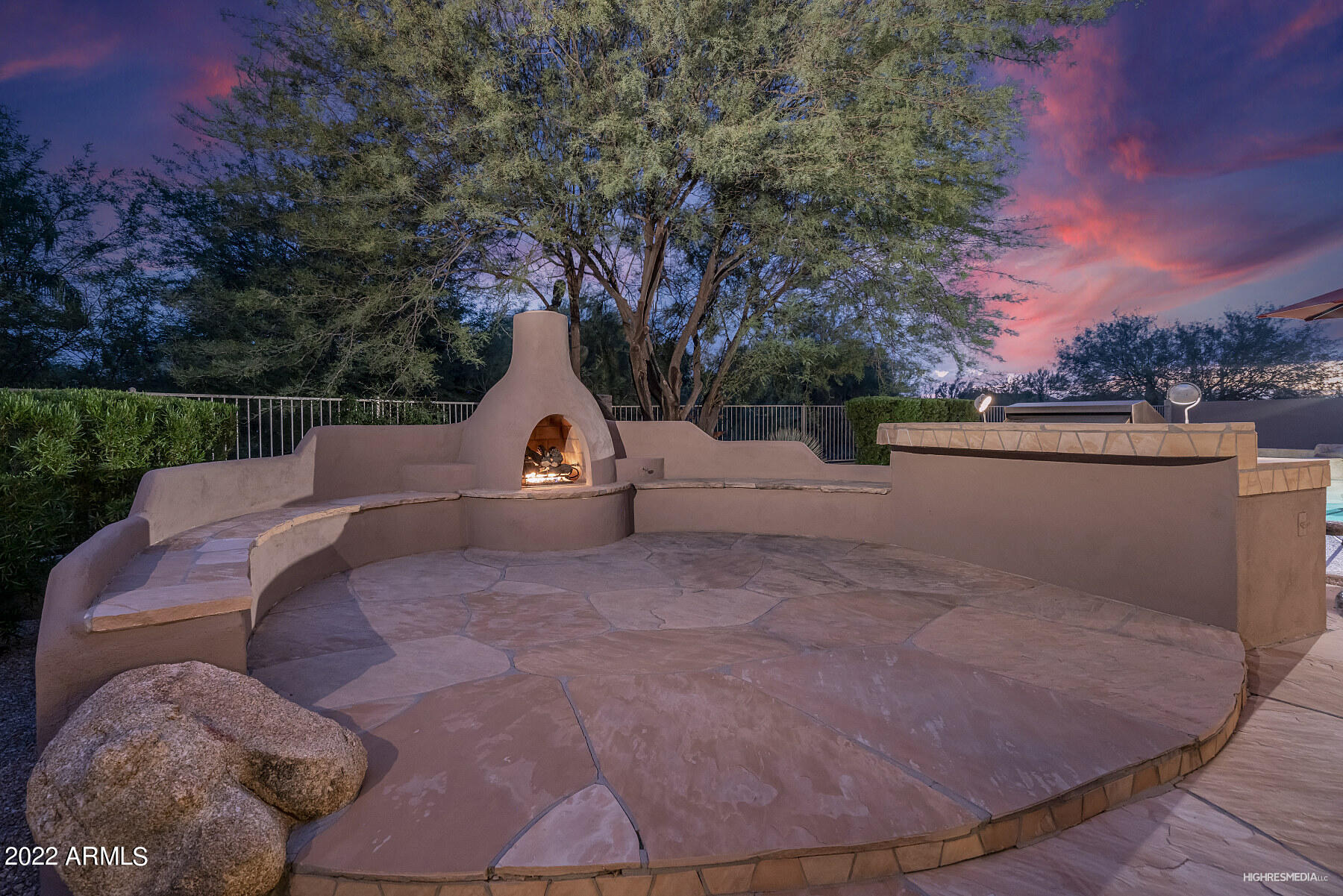 5067 East Sleepy Ranch Road Cave Creek, AZ 85331 - Photo 30 of 44 Kiva with Banco Seating