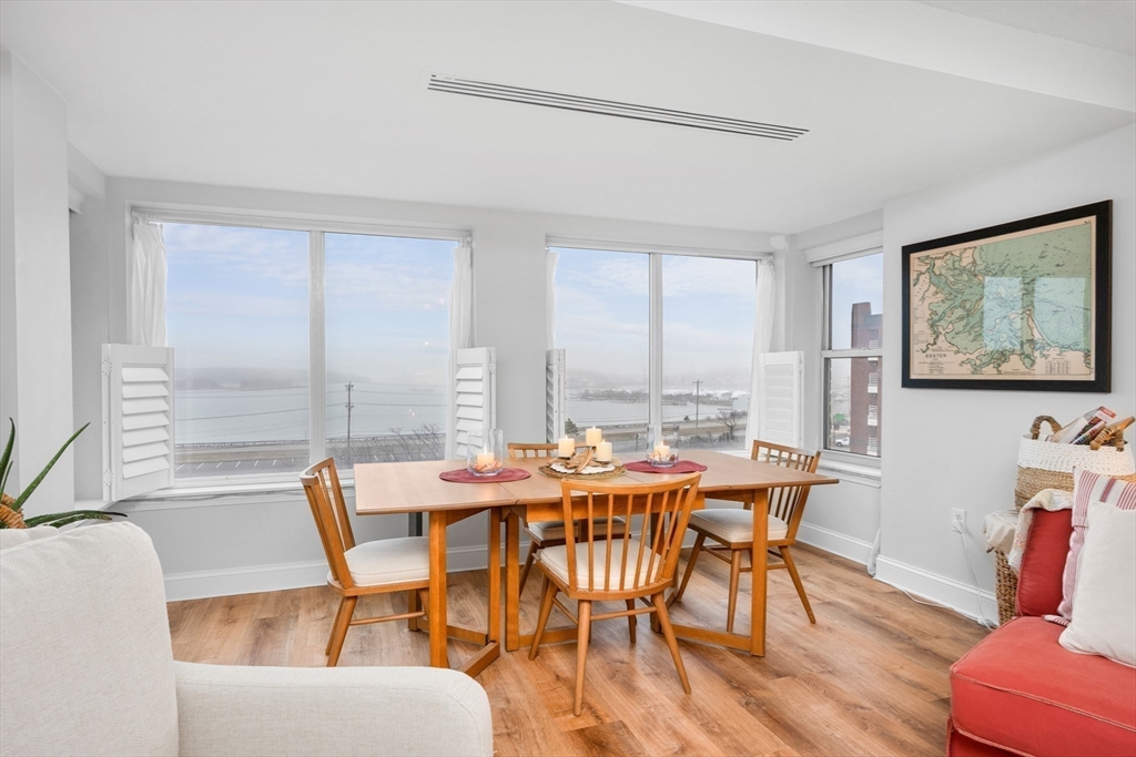 9 Park Hull Ma, Unit 505 Hull, MA 02045 - Photo 6 of 25 a view of a dining room with furniture window and outside view