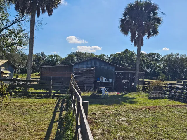 a view of a lake with a house