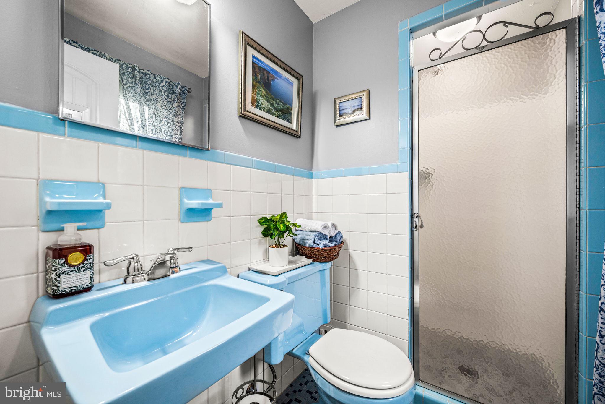 309 Saybrook Road Villanova, PA 19085 - Photo 25 of 47 a bathroom with a sink a toilet and shower