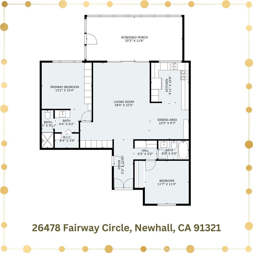 26478 Fairway Circle Newhall, CA 91321 - Photo 39 of 60 1162 sq ft PLUS add'l enclosed sunroom