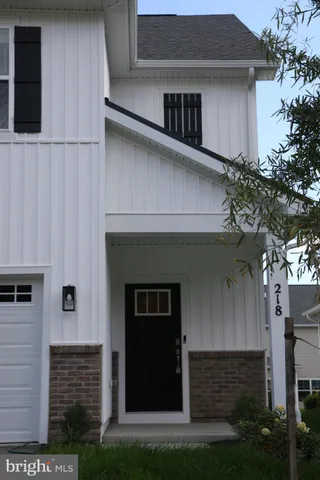 a view of wooden door
