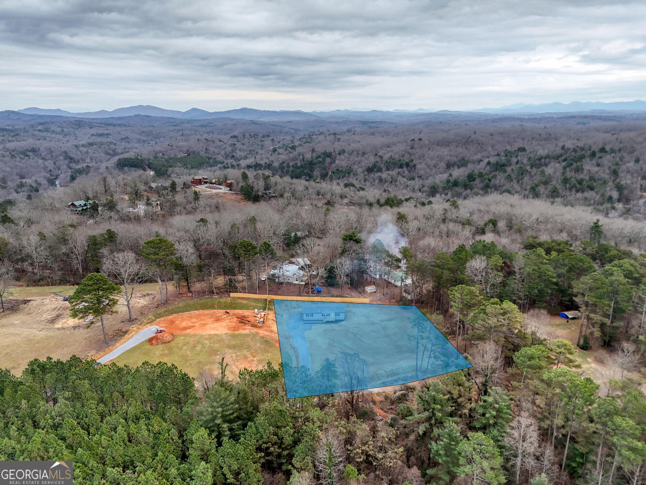 Tract B Kyle Road Blue Ridge, GA 30513 - Photo 34 of 37 an aerial view of a house