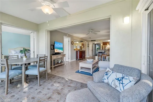 a view of a green field with clear sky