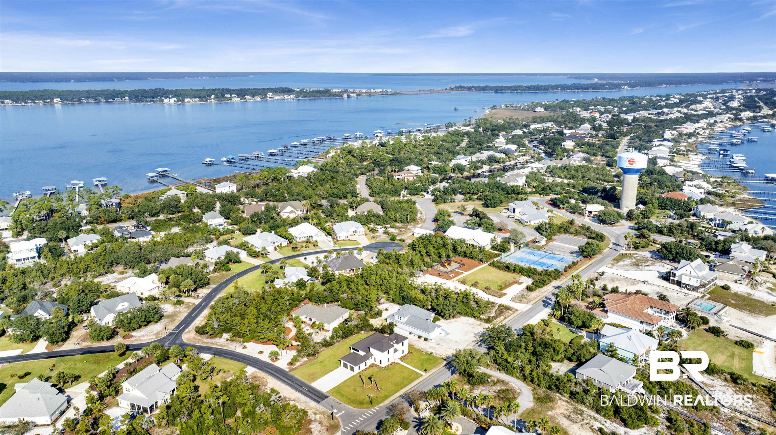 31545 River Road Orange Beach, AL 36561 - Photo 50 of 59 Bird's eye view featuring a water view