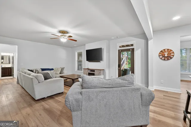 a front view of a house having yard