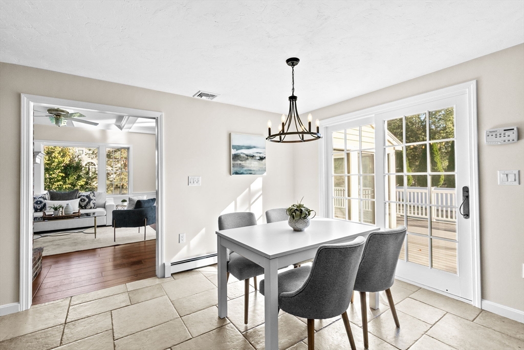 2 Windward Lane Scituate, MA 02066 - Photo 19 of 42 a view of a dining room with furniture window and outside view