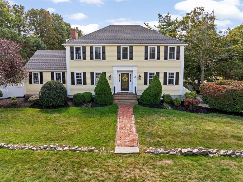 2 Windward Lane Scituate, MA 02066 - Photo 3 of 42 a front view of a house with a garden