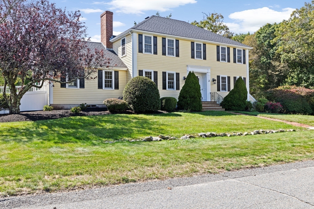 2 Windward Lane Scituate, MA 02066 - Photo 39 of 42 a front view of a house with a yard