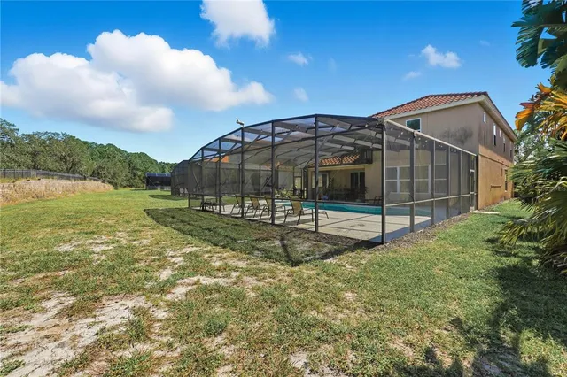 a view of outdoor space and deck